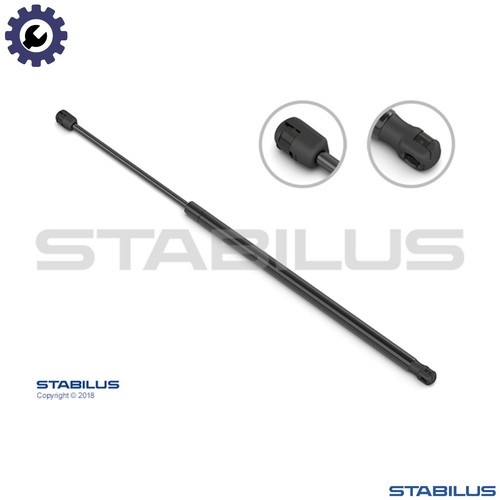 Gas spring bootcargo area - spring,