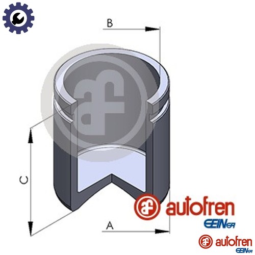 Piston brake caliper d02561 - brake,
